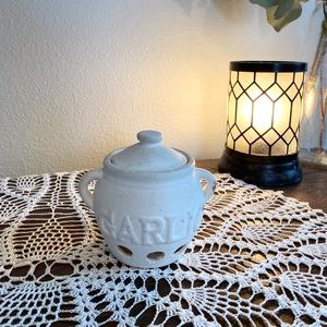 Vintage Terracotta Garlic Canister (Small)